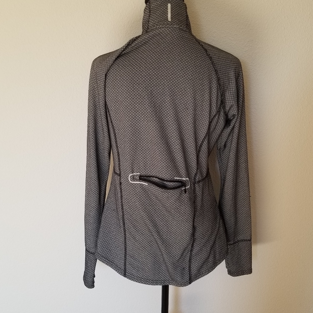 Puma Full Zip Running Performance Jacket Gray M - image 4